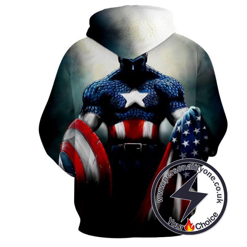 CAPTAIN AMERICA PRIDE OF AMERICA 3D Hoodies - CAPTAIN AMERICA 3D